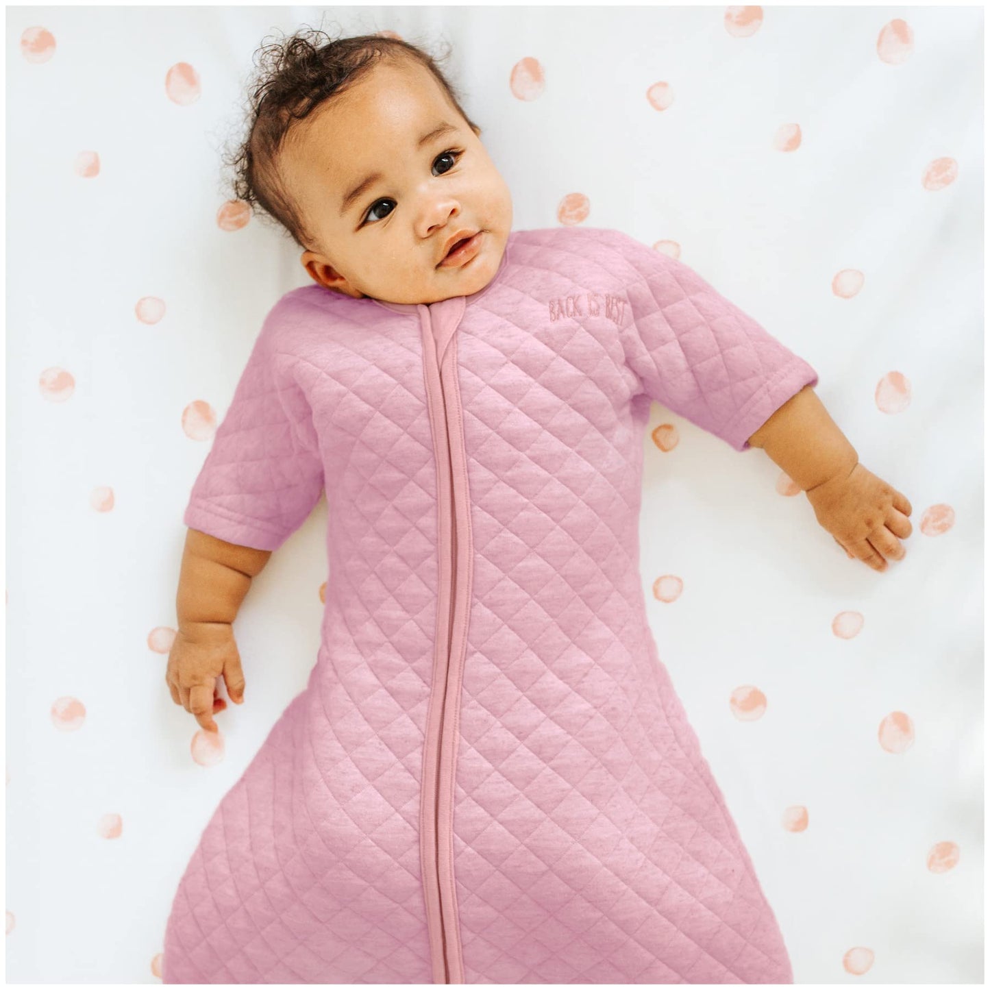 HALO Easy Transition Sleepsack Wearable Blanket, TOG 1.5, Heather Pink, Medium