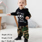 Zoerea Baby Boys Clothes 3-6 Months Toddler Camouflage Hoodie Outfits Long Sleeve Sweatshirt Pants Set Christmas