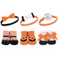 Hudson Baby Unisex Baby Headband And Socks Gift Set, Pumpkin, One Size