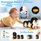 Baby Toys 6-12 Months, Musical Penguins Crawling Infant Toys, Early Learning Toy for Tummy Time with Light & Sound, Birthday Gif