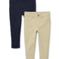 The Children'S Place Baby Girls And Toddler Ponte Pull On Jeggings Pants, Sandy/Tidal 2 Pack, 3T Us