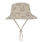 Durio Sun Hat Summer Sun Protection Bucket Hat Beach Sun Hats For Baby Upf 50+ Bucket Hats For Baby B Khaki Dinosaur 12-24 Month