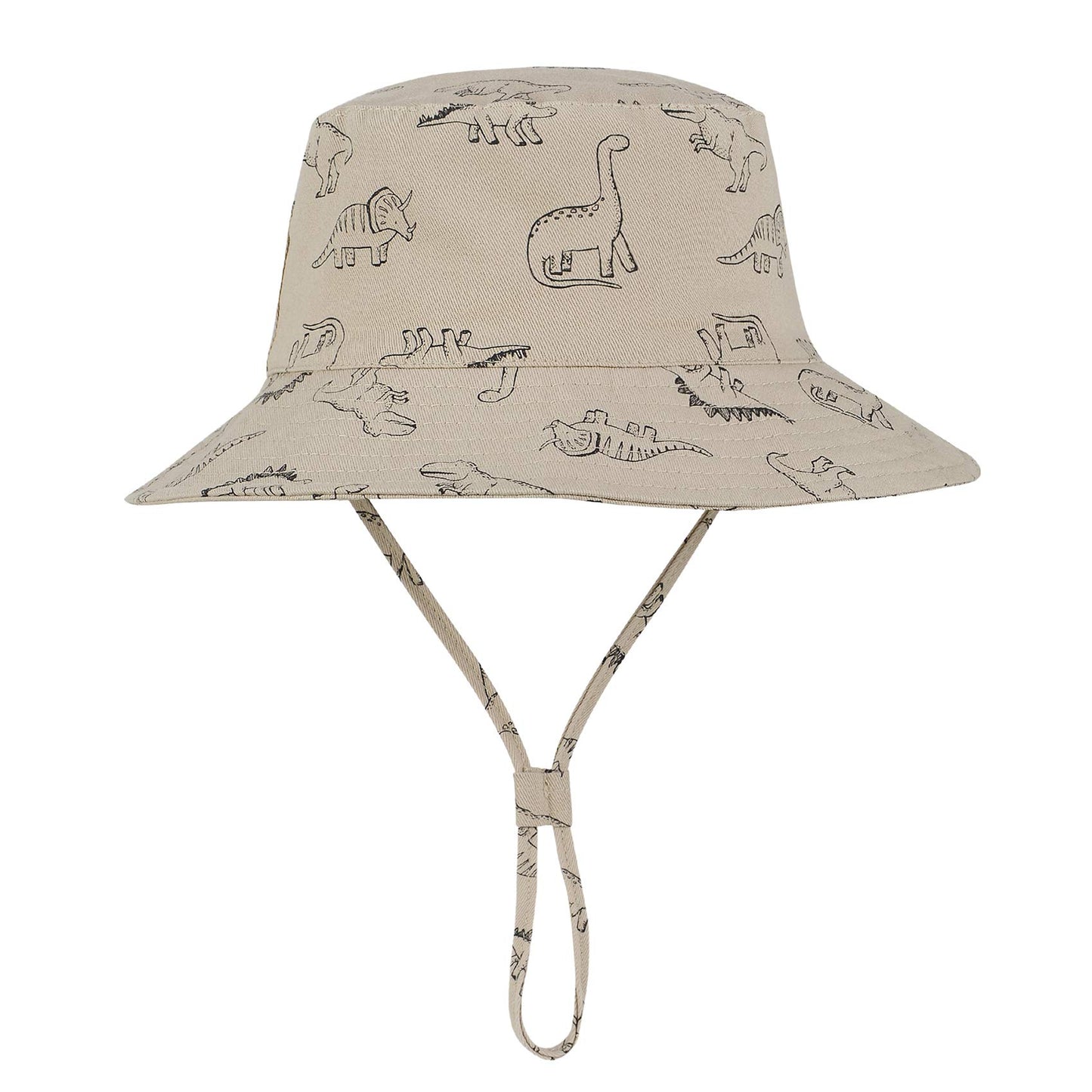 Durio Sun Hat Summer Sun Protection Bucket Hat Beach Sun Hats For Baby Upf 50+ Bucket Hats For Baby B Khaki Dinosaur 12-24 Month