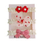 Syga Baby Girl Hair Clips Bow Tie Flower Headband, Pink  Birthday Gift For Girls