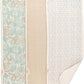 Crane Baby Muslin Baby Burp Cloths, Lightweight Absorbent Burp Cloth, Beach Life Starfish, Set of 3, 7    x 20   , Newborn Baby 