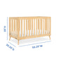 Delta Children Essex 4-In-1 Convertible Crib, Natural