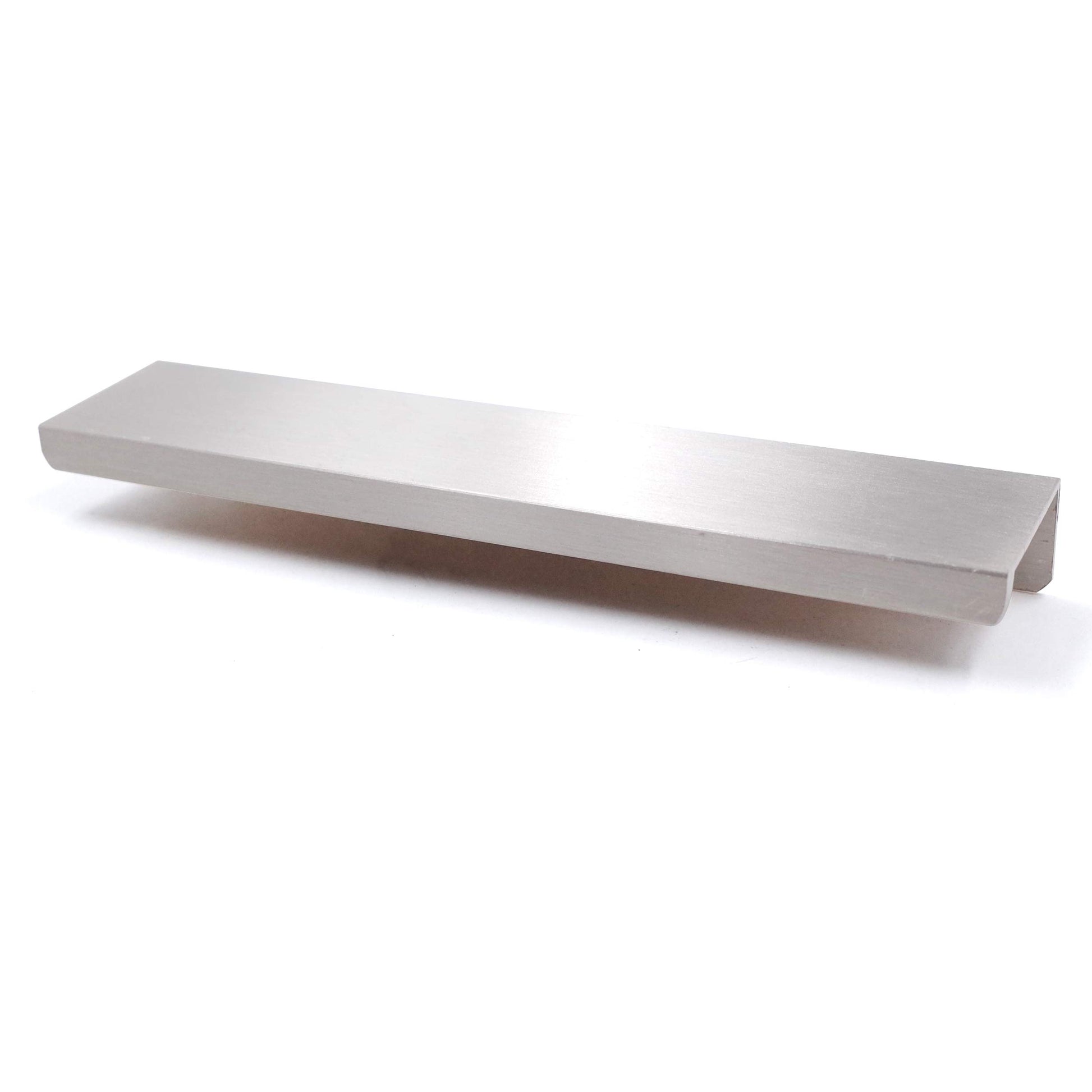 8-Pack Cabinets Drawers Edge Pulls - 6 Overall Length, Brushed Nickel, Concealed Tab Pulls For Kitchen Garage Cabinet Drawers, P