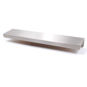 8-Pack Cabinets Drawers Edge Pulls - 6 Overall Length, Brushed Nickel, Concealed Tab Pulls For Kitchen Garage Cabinet Drawers, P
