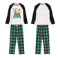Iffei Christmas Pajamas For Family Matching Sets Holiday Pj'S With Satna Reindeer Long Sleeve Shirt And Pant With Pocket 3-6Mont