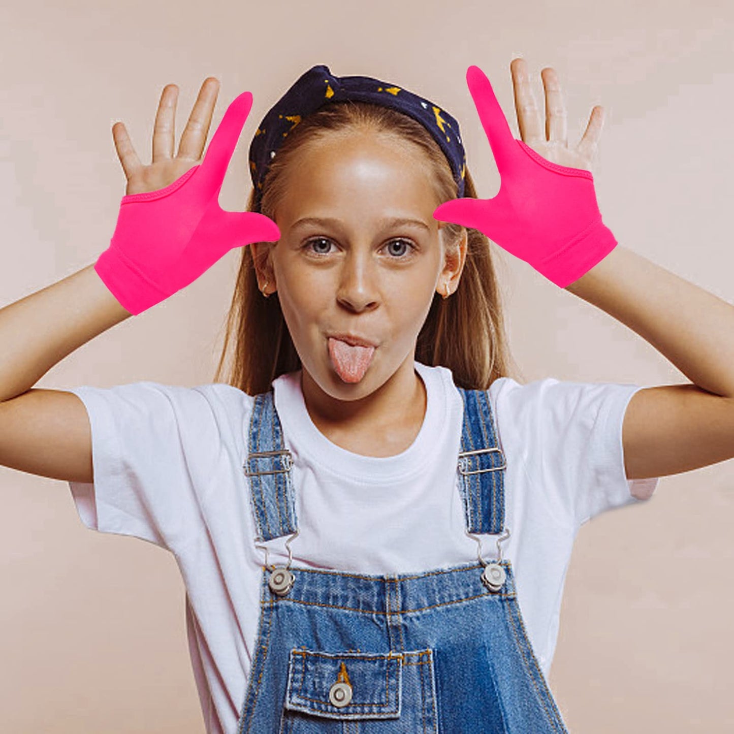 4Pcs Thumb Sucking Guard Gloves Kids Anti Thumb Sucking Glove Chewy Compression Thumb Sucking Stop Nail Biting Finger Biting Glo