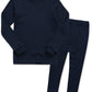 VAENAIT BABY 6M12Y Kids Unisex Girls & Boys Soft Comfy Modal Tencel Shirring Sleepwear Pajamas 2pcs/4pcs Set, B5unisex Navy, 