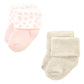 Hudson Baby Unisex Baby Cotton Rich Newborn And Terry Socks, Pink Cheetah, 6-12 Months