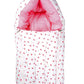 Adore Stuff New Born Baby Sleeping Carry Bag for 09 Month Babies  Pink Heart Color