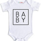 Teeny Fox Baby Bodysuit Letter Printed Family Cute Matching Outfits Couple Shirts