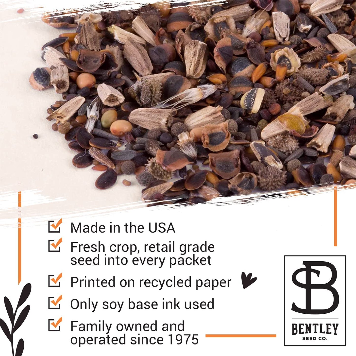 Bentley Seed Co. Oh Baby Seed Packets | 25 Non-Gmo Pre-Filled Wildflower Seed Packets | Baby Shower Favors For Boys Or Girls | W