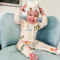 Owlivia Organic Cotton Baby Boy Girl Zip Up Sleep N Play, Footless, Long Sleeve(3-6 Months, Watercolor Dinosaur)