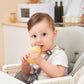Smily Mia Baby Fruit Food Feeder & Freezer Teether Combo, ICY Bite Ice Cream Teether for Baby Cooling Relief, BPA Free Silicone
