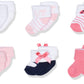 Luvable Friends Unisex Baby Newborn And Baby Socks Set, Ladybug, 0-3 Months