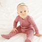 Vaenait Baby Toddler Boys Girls Solid Footie Pajama Cozy Modal Peachpink 3-6M