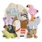 Le Toy Van - Wooden Andes Stacking & Bag - Petilou Forest Building Blocks Stacker & Bag - Educational Balancing Activity Toy for