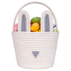 CubesLand Easter Baskets Easter Egg Hunt Baskets for Kids, Cute Bunny Gift Basket for Baby Easter Decorations Party Supplies Gre