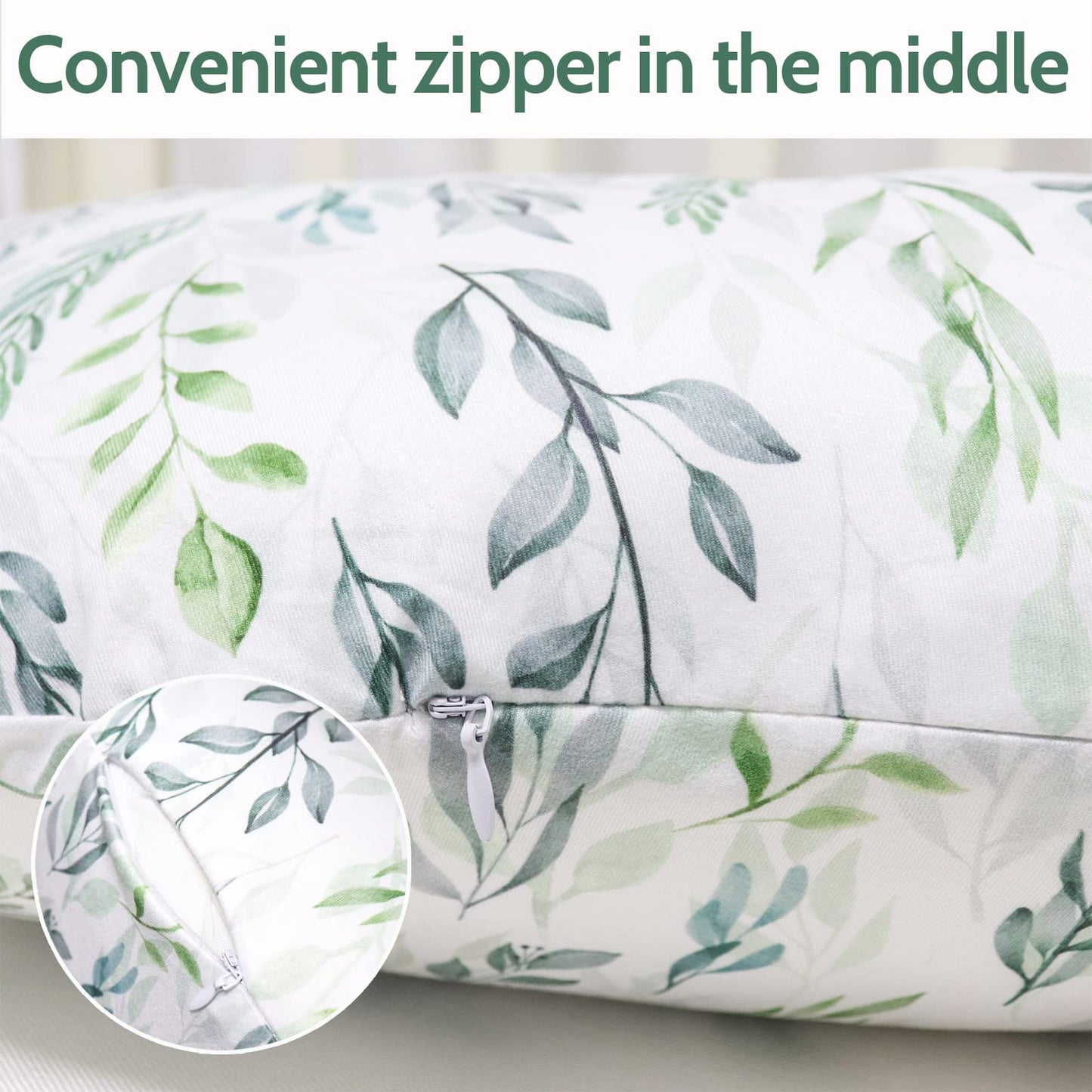 Dilimi Nursing Pillow Cover Stretchy Removable Cover For Breastfeeding Pillows, Ultra Soft Comfortable Slipcover For Baby Girl A