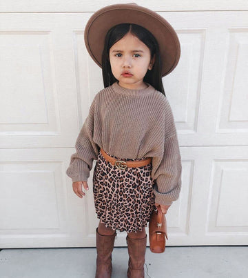 Infant Toddler Baby Girl Boy Knit Sweater Pullover Sweatshirt Long Sleeve Shirt Tops Knitted Fall Winter Clothes (Grey Khaki, 6-