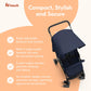 Hauck Lightweight And Compact Travel Baby/Toddler Foldable Stroller, Sport, Dark Blue