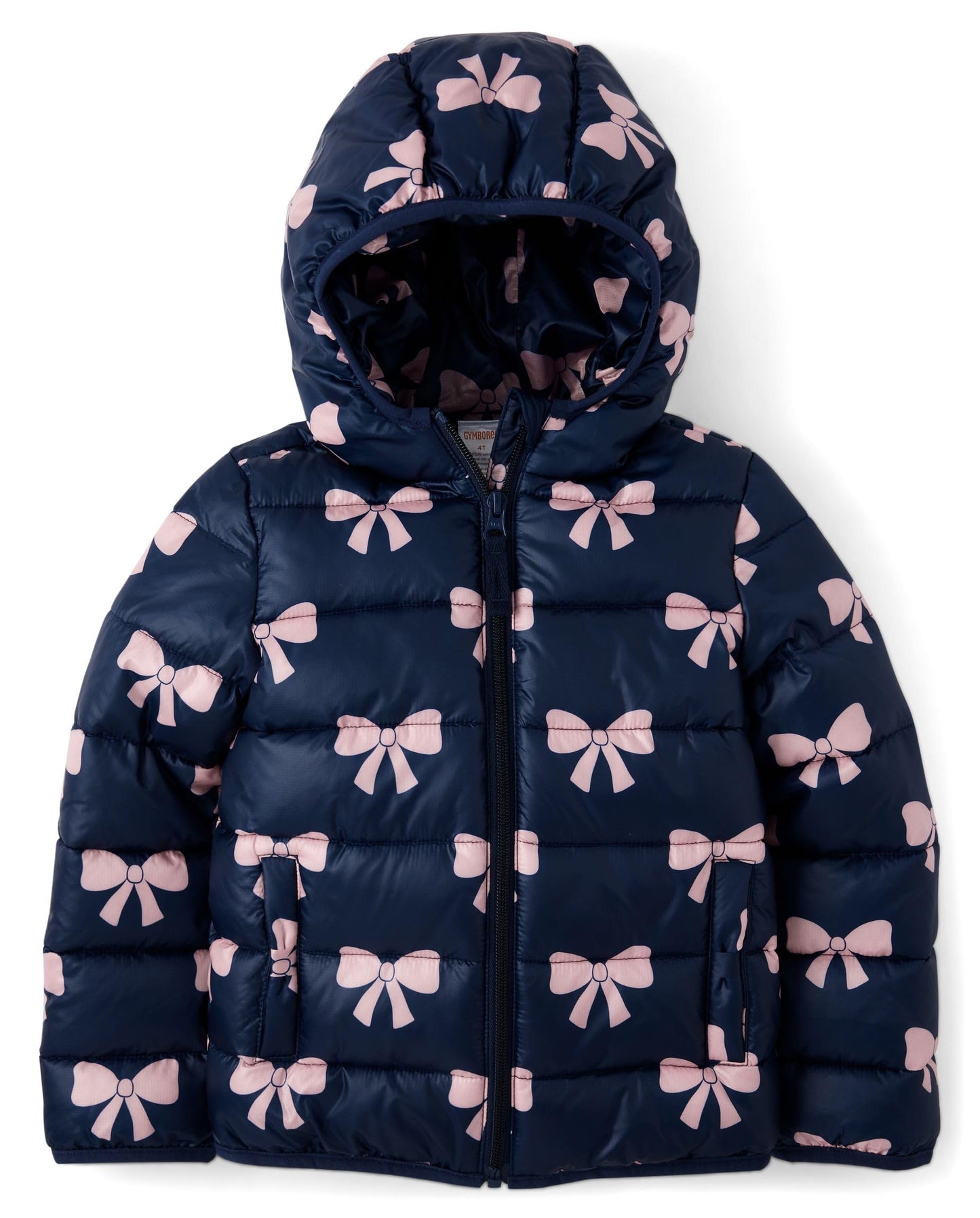 Gymboree,and Toddler Puffer Jacket,Tidal Bows,12-18 Months