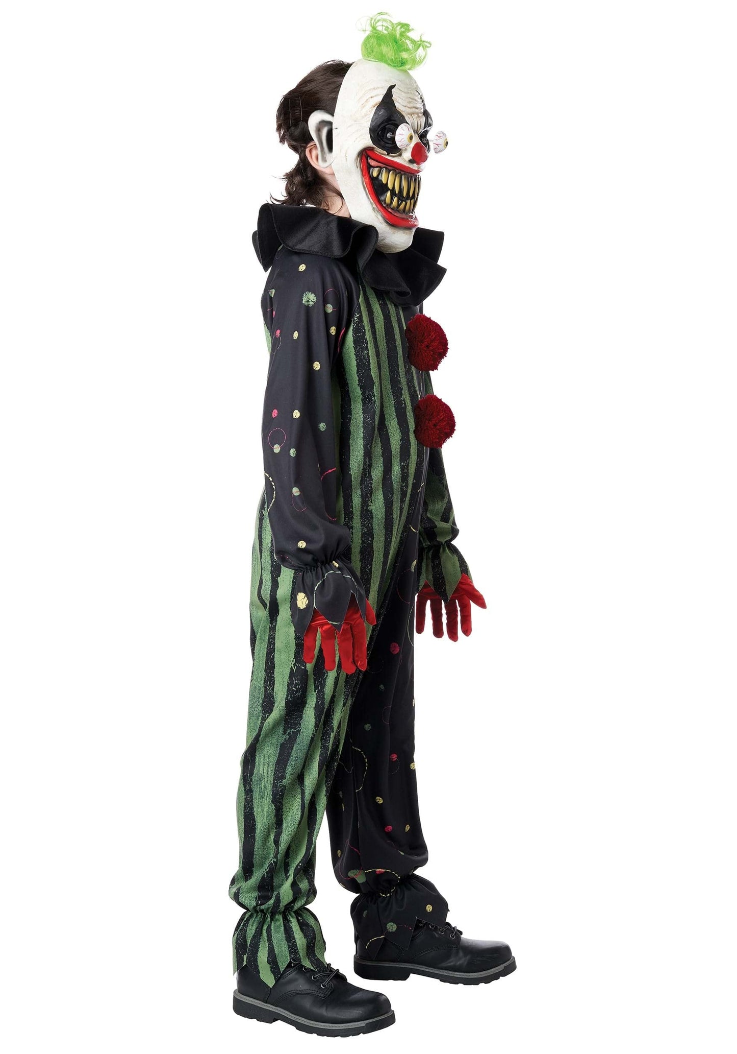 California Costumes Boys Crazy Eyed Clown Child Costume, X-Large