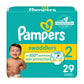 Pampers Baby Diapers - Swaddlers - Size 2, 29 Count, Ultra Absorbent Disposable Infant Diaper