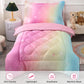Wowelife 4 Piece Toddler Bedding Sets For Girls Pink Toddler Girl Bedding Set Toddler Bed Sets Stars Princess Toddler Bed Comfor