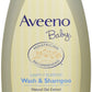 Aveeno Baby Wash & Shampoo, Lightly Scented, 8 Ounce (Pack Of 1)