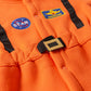 Lxkikmm Baby Toddler Boy Astronaut Costume Space Suit Cosplay Party Jumpsuit Halloween Rompers,Orange 3-6 Months