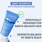 Uriage Baby 1St Shampoo With Organic Edelweiss | Leaves Hair Soft & Supple, 96% Ingredients Of Natural Origin, Tear-Free, Soap-F