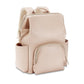 HolaJia Faux Leather Diaper Bag Backpack with Waterproof Pockets,Stroller Buckle and Changing Pad - 35L Large Diaper Bags Mommy 