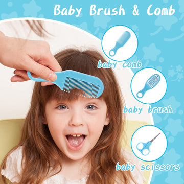 Nasal Aspirator For Baby, Baby Nose Sucker Cleaner,Baby Nail Kit With Baby Nail Clippers, Scissors, Nail File & Tweezers, Baby P