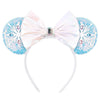 Snow Ears Princess Headband Mouse Ears Headband For Women Sparkle Sequins Mouse Hair Band With Big Ears Essencial Accessories Fo