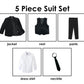 Spring Notion Baby Boys' Classic Fit Formal Black Dress Suit Set 18M (Large)