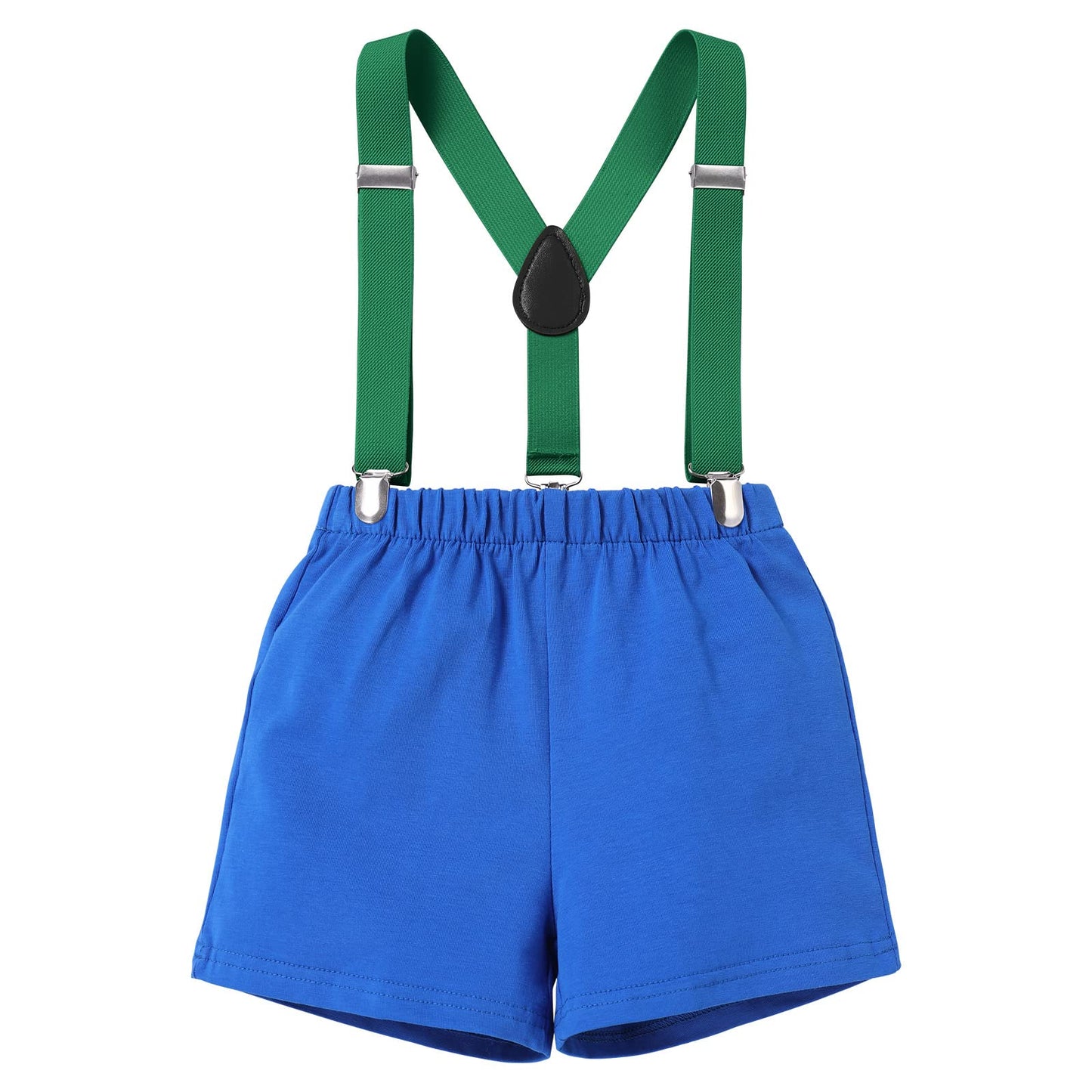Odasdo Baby Boy My First 1St Birthday Smash Cake Outfit Golf Sports Party Supplies Bow Tie Romper Shorts Suspenders 3Pcs Set For