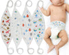 Tobeinstyle Babies' 4-Pack Comfortable Newborn Baby Belly Binder - Boy - One Size