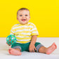 Bright Starts Little Shakers 6pc Gift Set - BPA-Free Easy-Grasp Baby Rattles and Teethers, Unisex, 3 Months+