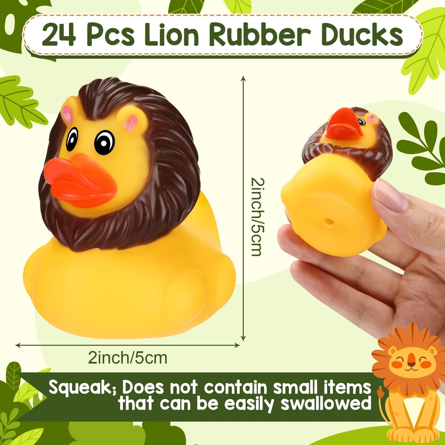 Jexine 24 Pieces Rubber Ducks 4 Styles Assorted Rubber Fun and Adorable Gifts Birthday Party Supplies Bathtub Floating Ducking R
