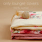 Baby Lounger Cover, Muslin Baby Nest Cover 2 Pack, 100% Cotton Newborn Lounger Cover, Infant Lounger Cover, Breathable Adjustabl