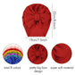 Angla 8 Pack Solid Large Knot Bowknot Hair Bow Beanie Turban Hat Cap India Muslim Islamic Headwrap Winter Hospital Nursery For N