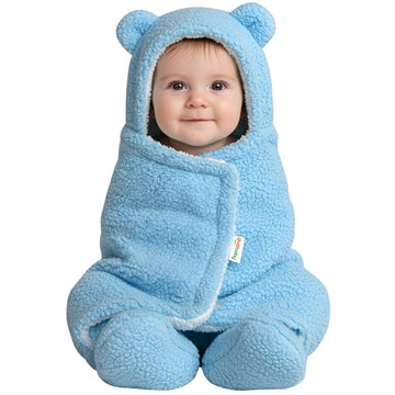 Oyo Baby Super Soft Baby Blankets For Newborns  Pack Of Hooded Swaddle Wrappers Cum Wearable Blankets For Boys & Girls (06 Mon