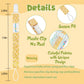 Babygoal Floral Pacifier Clips, 6 Pack Binky Paci Holder Clips And Leash For Boys And Girls Fits For Most Pacifier, Binkie Style