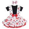 First Birthday Outfit Girl: Dress Up Clothes For Little Girls Newborn Princess T-Shirt Mini Tutu Suspender Bowknot Skirt Headban