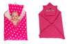 CTMKIDS Baby Wrap with Cushion Cap for Kids 74x84 cm  Pink & Baby Wrap with Cap for Kids 74x74 cm  Magenta
