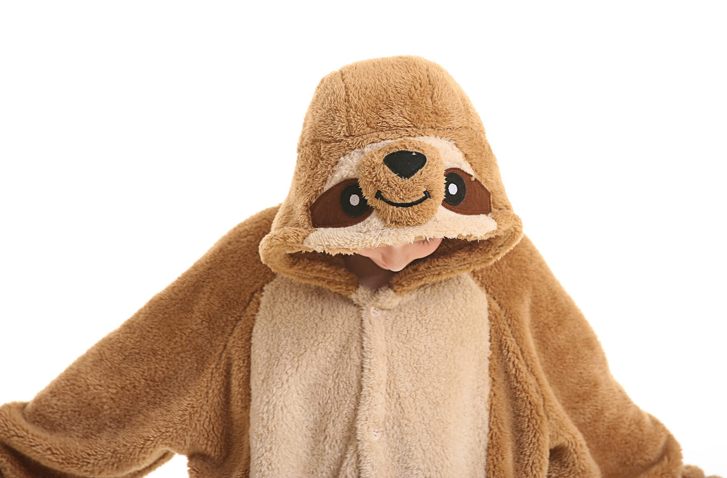 Atoz Onesie For Kids, Animal Pajamas Halloween Cosplay Costume For Girls Boys, Sloth 4-5T